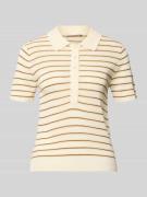 Mango Strickshirt mit Polokragen und kurzer Knopfleiste Modell 'TENCYP...