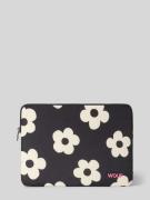 WOUF Laptoptasche mit floralem Allover-Print Modell 'Daisy' in Black, ...