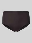 Mey Slim Fit Slip mit Logo-Print in Black, Größe L