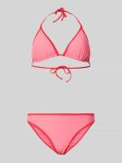 Shiwi Slim Fit Bikini Set in Triangel-Optik in Pink, Größe 34