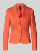 Marc Cain Slim Fit Blazer aus Viskose-Mix in Koralle, Größe 34