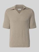 Armedangels Regular Fit Poloshirt aus Bio-Baumwoll-Mix Modell 'BOUCLE'...