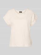 monari T-Shirt mit fixiertem Ärmelaufschlag in Offwhite, Größe 34