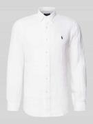 Polo Ralph Lauren Regular Fit Freizeithemd aus reinem Leinen in Weiss,...