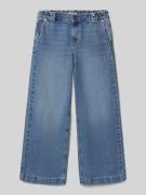 Only Wide Leg Jeans aus Baumwoll-Mix Modell 'COMET' in Blau, Größe 140