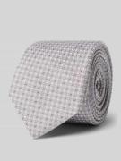 BOSS Krawatte aus Seiden-Mix in Silber, Größe 1