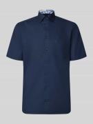 OLYMP Regular Fit Freizeithemd mit Brusttasche in Marine, Größe 39