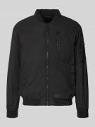 khujo Blouson mit Label-Patches Modell 'IBE' in Black, Größe L