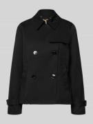 MICHAEL Michael Kors Trenchcoat mit Knopfverschluss in Black, Größe L