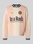 PROHIBITED Strickpullover mit Label-Stitching Modell 'Overdrive' in Ro...