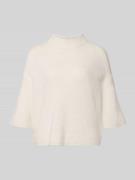 OPUS Strickshirt mit überschnittenen Schultern Modell 'Pafinna' in Ecr...