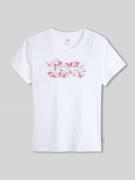 Levi's® Regular Fit T-Shirt aus reiner Baumwolle in Weiss, Größe L