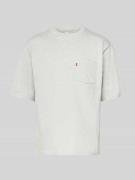 Levi's® Relaxed Fit T-Shirt aus reiner Baumwolle in Hellgrau, Größe L