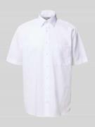 ETERNA Comfort Fit Business-Hemd aus Baumwolle mit Kentkragen in Weiss...