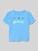 GAP Regular Fit T-Shirt mit Logo-Print in Royal, Größe 104