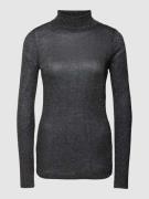 ICHI Rollkragenpullover mit Effektgarn Modell 'TORONTO' in Black, Größ...