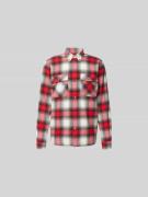 Closed Freizeithemd mit Button-Down-Kragen in Rot, Größe M