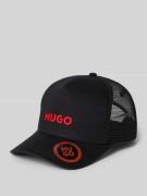 HUGO Basecap aus reiner Baumwolle Modell 'MARSEL' in Black, Größe 1