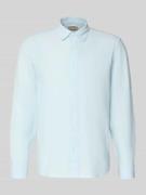 Only & Sons Slim Fit Freizeithemd aus Baumwoll-Leinen-Mix Modell 'CAID...