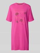 Schiesser Relaxed Fit Nachthemd mit floralem Print in Pink, Größe 36