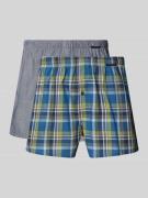 Schiesser Boxershorts aus Baumwolle im 2er-Pack in Gruen, Größe L