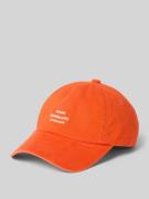 MADS NØRGAARD Basecap mit Label-Stitching in Orange, Größe 1