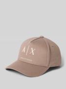 ARMANI EXCHANGE Basecap mit Label-Stitching in Hellbraun, Größe 1