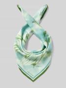 Luisa Cerano Seiden Schal aus reiner Seide mit Logo-Print in Hellgruen...