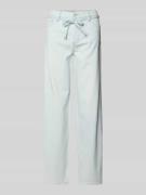 Buena Vista Wide Leg Jeans mit Bindegürtel in Hellblau, Größe L