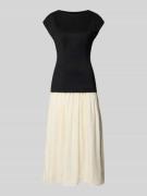 Little Mistress Midikleid im 2-in-1-Look in Black, Größe 34