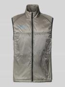 HALO Weste mit Logo und Stehkragen Modell 'HALO SABER' in Mittelgrau, ...