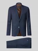 bugatti Regular Fit Anzug mit 2-Knopf-Sakko in Blau, Größe 25