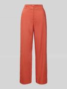 Jake*s Collection Straight Leg Stoffhose aus Baumwoll-Mix mit Leinen-A...