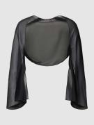 Swing Cocktailjacke im semitransparenten Design in Black, Größe S