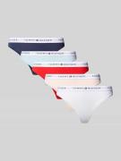 TOMMY HILFIGER String mit elastischer Label-Bund im 5er-Pack in Dunkel...