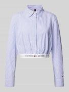 Tommy Hilfiger Regular Fit Hemdbluse aus reiner Bio-Baumwolle in Weiss...