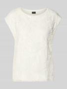 s.Oliver BLACK LABEL Regular Fit T-Shirt aus Viskose-Mix in Weiss, Grö...