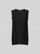 Anine Bing Relaxed Fit Top aus Viskose-Mix in Black, Größe L