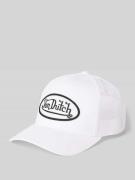Von Dutch Trucker Cap mit Logo-Stitching in Weiss, Größe 1