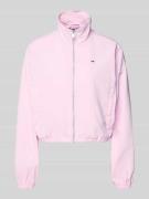 Tommy Jeans Relaxed Fit Blouson mit Taillenbändern in Rosa, Größe M