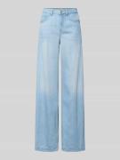 Liu Jo White Wide Leg Jeans Modell 'FLARE' in Hellblau, Größe 26