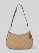 Guess Shoulder Bag mit Logo-Detail Modell 'Noelle' in Hellbraun, Größe...