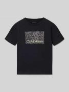 Calvin Klein Jeans Regular Fit T-Shirt aus reiner Baumwolle Modell 'PE...