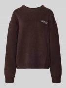 ANOTHER COTTON LAB Oversized Strickpullover mit Rückenmotiv Modell 'Wi...