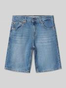 Levi’s® Kids Loose Fit Jeansshorts aus reiner Baumwolle in Dunkelblau,...