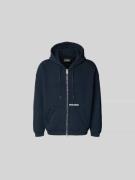 Dsquared2 Oversized Sweatjacke aus Baumwoll-Mix in Marine, Größe L