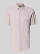 Jack & Jones Regular Fit Freizeithemd aus Baumwoll-Leinen-Mix in Sand,...