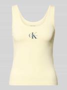 Calvin Klein Underwear Regular Fit Unterhemd aus Baumwoll-Mix in Hellg...