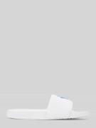 Tommy Hilfiger Badeschuhe mit Logo Detail aus Baumwolle in Offwhite, G...