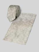 Roy Robson Krawatte im Set mit Einstecktuch in Gruen, Größe 1